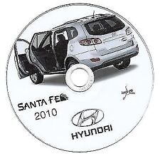 Hyundai Santa Fe 2010 manuale officina su Cd