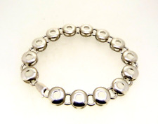 Bracciale vintage anni '70 in argento 925 Made in Italy donna