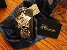 NIB BLUMARINE WATCH W/ GENUINE
