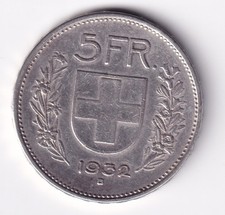 Svizzera 1932 - 5 Franchi 1932