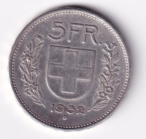 Svizzera 1932 franchi - 5,