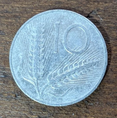 Repubblica italiana 10 lire - italiana,