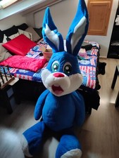 Peluche coniglio Gigante XXL Pupazzo Bambini coniglio Morbido blu