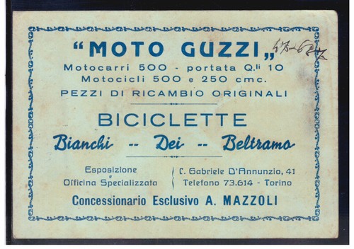 Biglietto pubblicitario torino - pubblicitario,