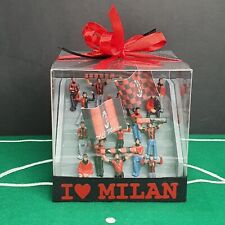 La Box Del Tifoso Milan Tribuna Spettatori Subbuteo Idea Regalo Natale Gadget