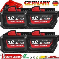 4x Batteria 12Ah per Milwaukee