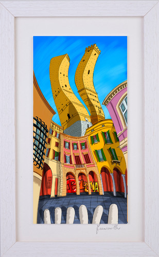 Quadretto bologna grafica - quadretto,