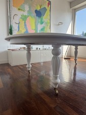 Tavolo Ovale Laccato 