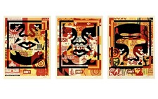 Shepard fairey collage 3 - -,