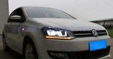 FARI CON FRECCE LED DINAMICHE   POLO 6R 6C ANGEL EYES LED DAYLINE NERI DA 09>