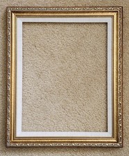 Cornice oro ornata con fodera