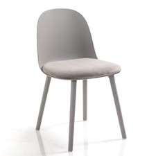 Tomasucci sedia jade light grey set da 4