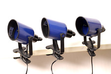 Lotto n°3 Faretti in ABS con Portalampada E27  supporto a clip