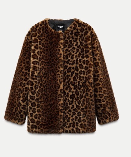 Zara cappotto pelliccia - cappotto,