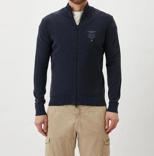 Cardigan maglia zip
