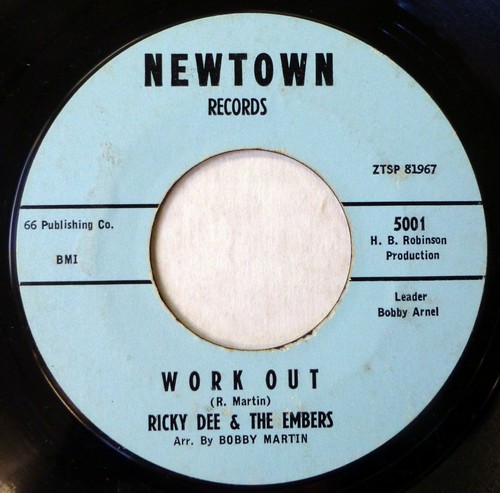 Ricky dee the embers - 45, work