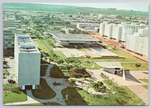 Cartolina brasilia chiesa - brasilia, df