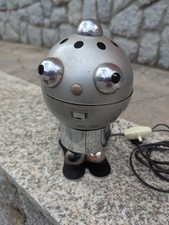 LAMPADA DA TAVOLO SPACE ROBOT SATCO VINTAGE UFO DESIGN 70