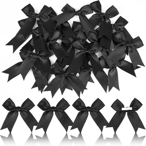 Fiocchi nastro nero pezzi - 30,