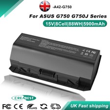 Batteria Li-Po 15V 5.9AH A42-G750 per Asus ROG G750 G750J G750JW G750JX G750JM