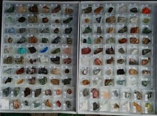 Collezione minerali 120 pezzi