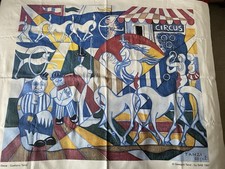 Gaetano Tanzi Di SIAE 1997 Circo Serigrafato Astratto? Grande pannello in tela NUOVO