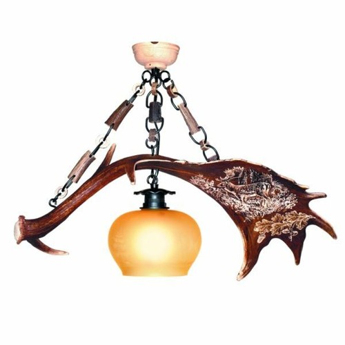 Lampadario con vere - , di