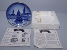 BING & GRONDAHL COPENHAGEN NATALE 1895-1995 PIATTO CENTENARIO in scatola