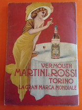 Bellissima pubblicità Vermouth Martini & Rossi illustr. Navarra originale 1914