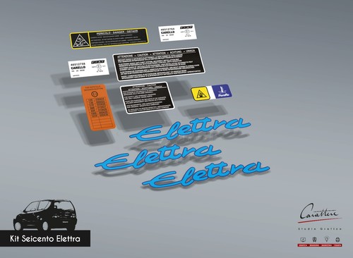 Kit adesivi fiat seicento - adesivi,