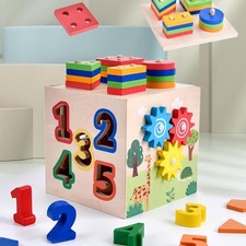 Cubo attività legno in - 6,