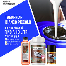 Tank Sealer Bianco trattamento serbatoio -KIT SMALL Togliruggine Arruginito 