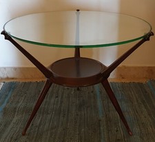 Tavolino  Cesare Lacca in Palissandro anni 40   40s Coffe Table By Cesare Lacca