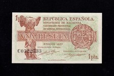 F.C. 1 PESETA 1937 ( REPUBLICA