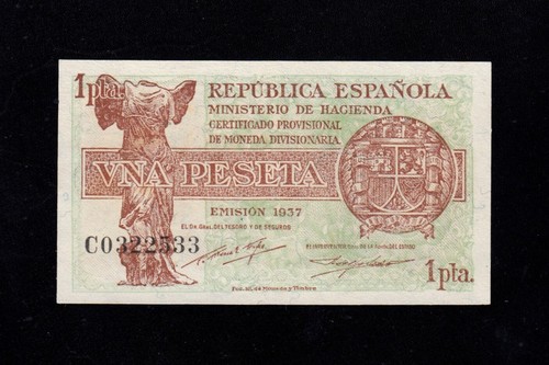 Peseta 1937 republica - f.c., (