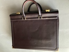Borsa cuoio scuro vintage