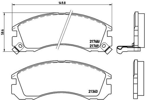 Brembo p54017 kit - brembo,