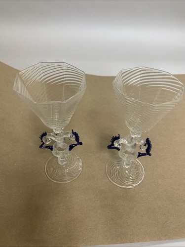 Two antique bicchieri vetro - two,,