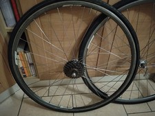 Coppia di ruote Campagnolo Moskva 80 Miche bici corsa epoca epoca 6v