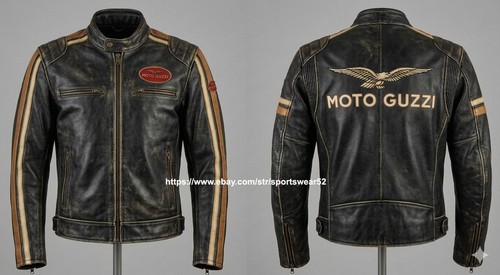 Giacca moto guzzi - moto, pelle