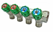 COLLETTORE COMPONIBILI 3/4" M/F.4 VIE A STRINGERE X TUBO MULTISTRATO TECOM BAGNO