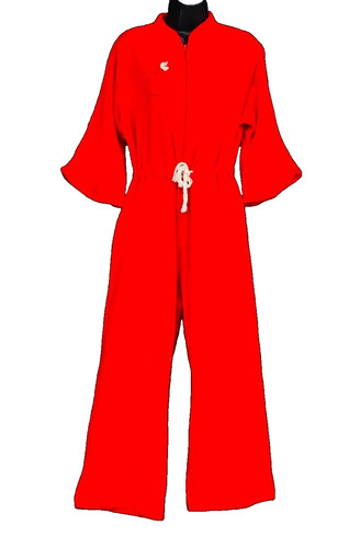 Pigiama lounge tuta pile rosso
