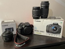 Canon EOS 1300D - Fotocamera Digitale 18MP -Nera