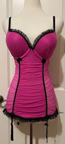 Senza corsetto rosa caldo - la,