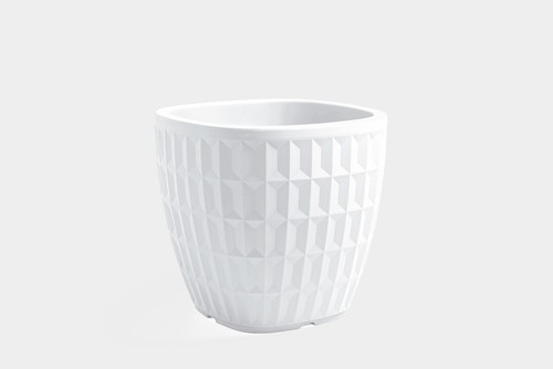 Vaso tyle quadrato resina - quadrato,