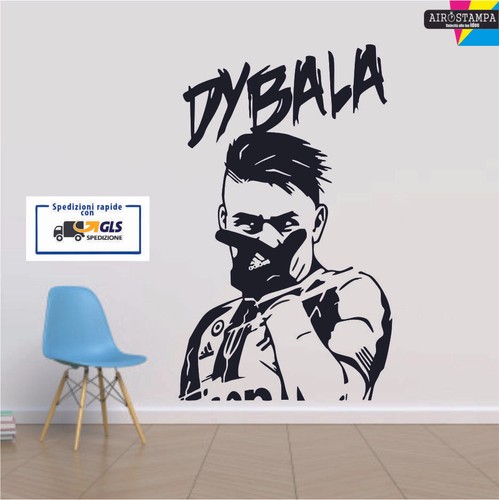 Adesivi murali adesivo dybala - adesivi,