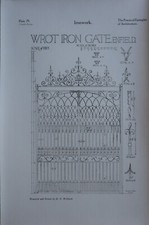 1909 architettura stampa ferro - 1909,