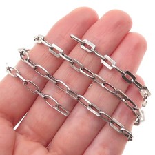 Collana catena ovale e lama