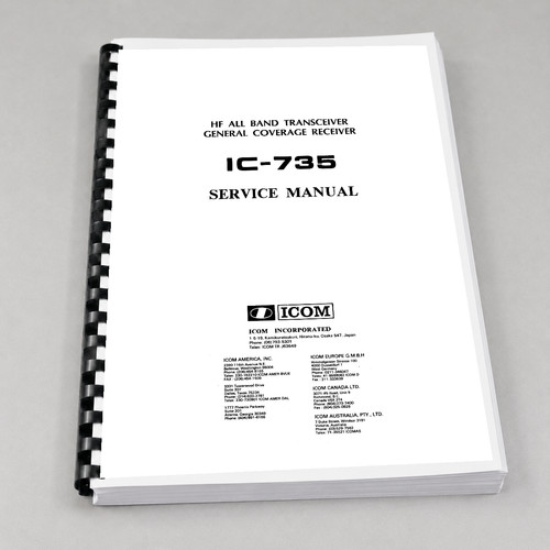 Icom 735 manuale di - manuale,