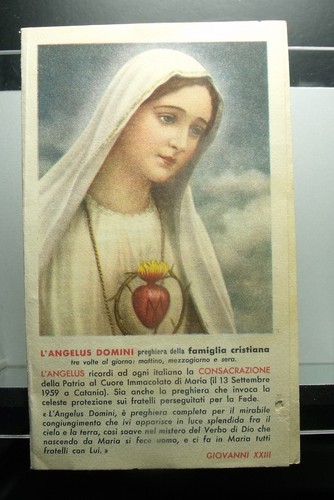 Santino madonna 1959 immagine - santino,